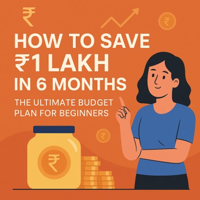 💰 How to Save ₹1 Lakh in 6 Months: The Ultimate Budget Plan for Beginners